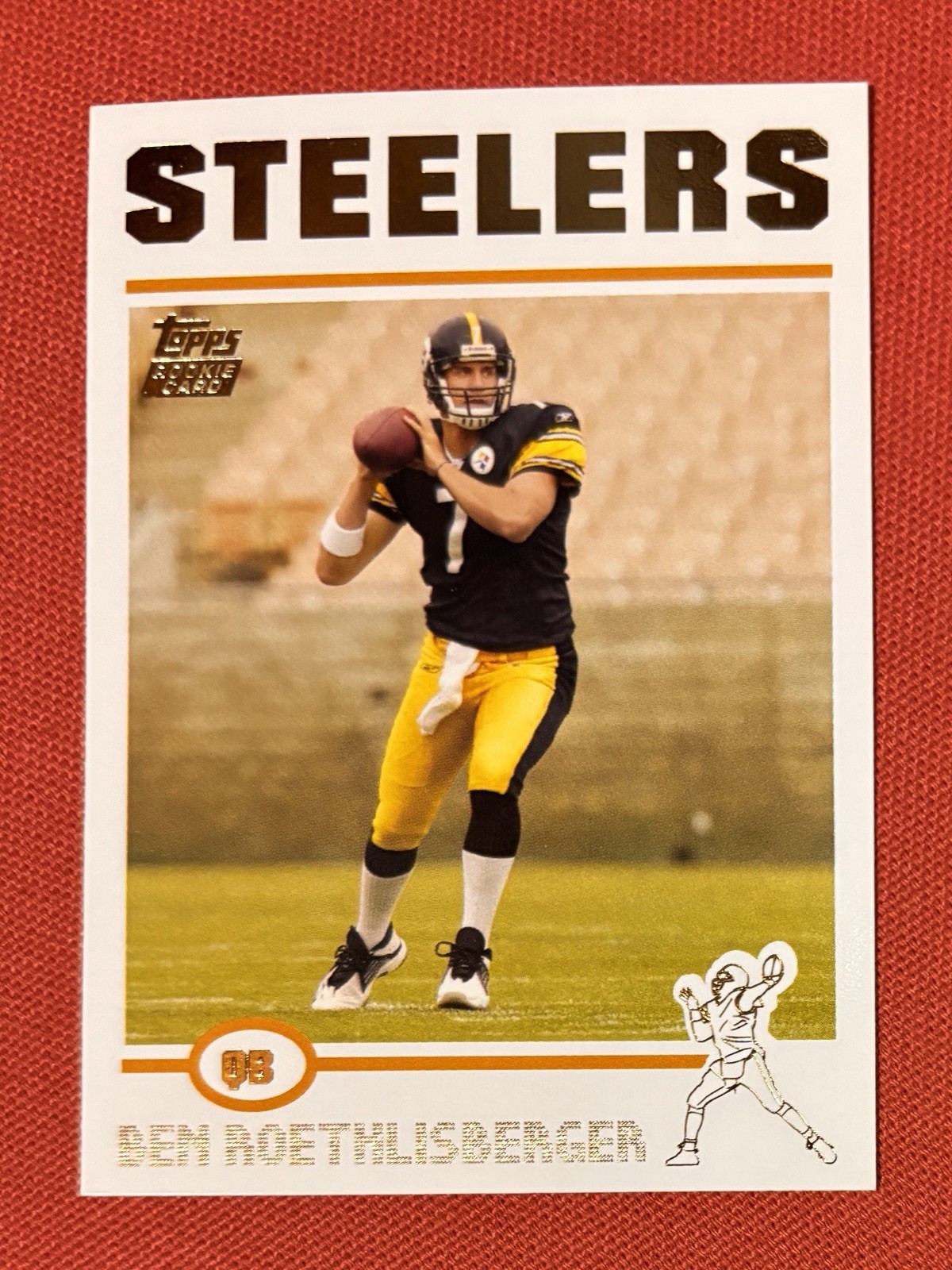 2004 Topps Ben Roethlisberger Rookie Card. Mint. Sharp. Pittsburgh Steelers HOF 2004 Topps Ben Roethlisberger Rookie Card. Mint. Sharp. Pittsburgh Steelers HOF