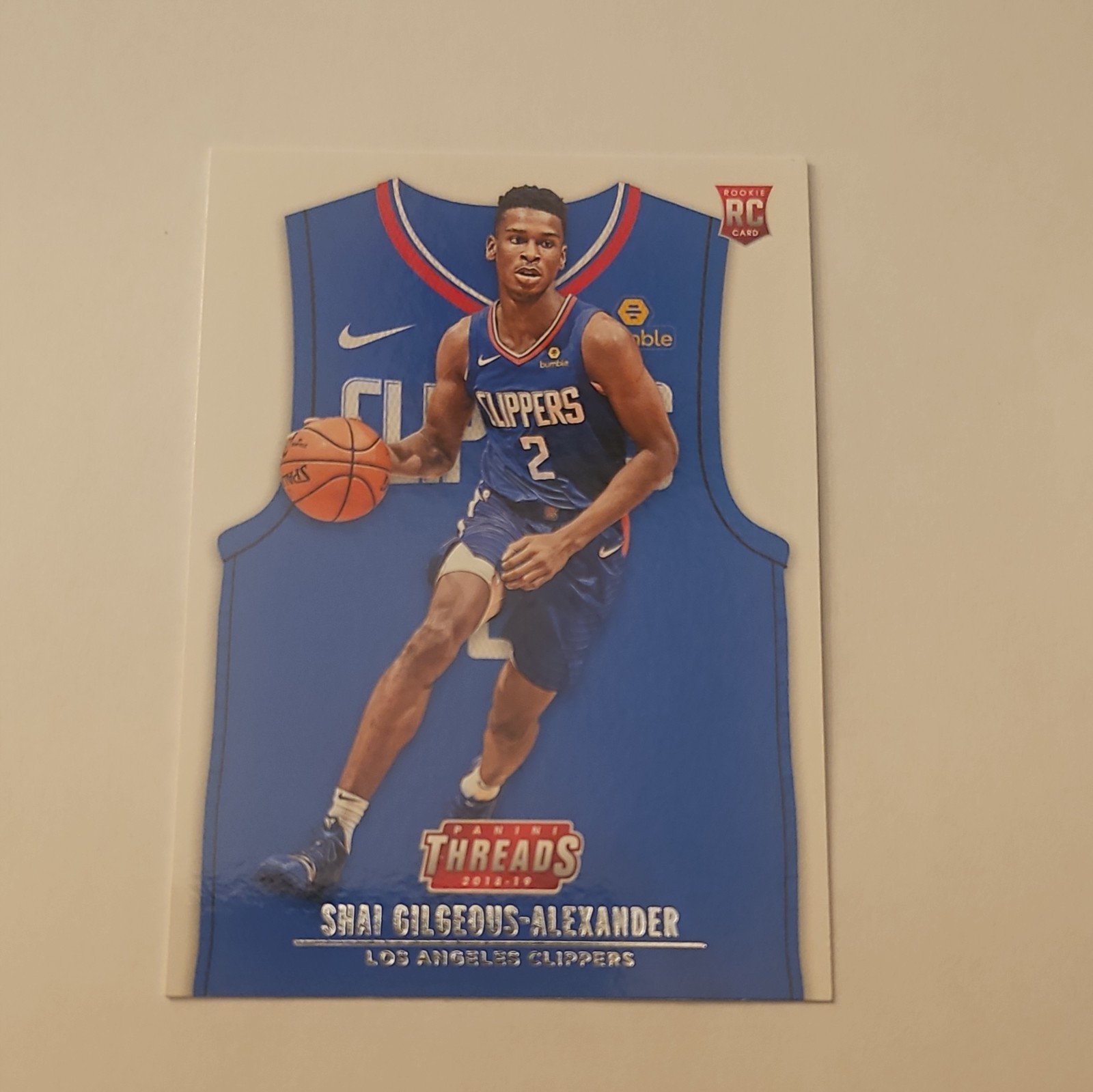 2018-19 Panini Threads - Rookies Icon Jersey Shai Gilgeous-Alexander #151 (RC)š„ 2018-19 Panini Threads - Rookies Icon Jersey Shai Gilgeous-Alexander #151 (RC)š„