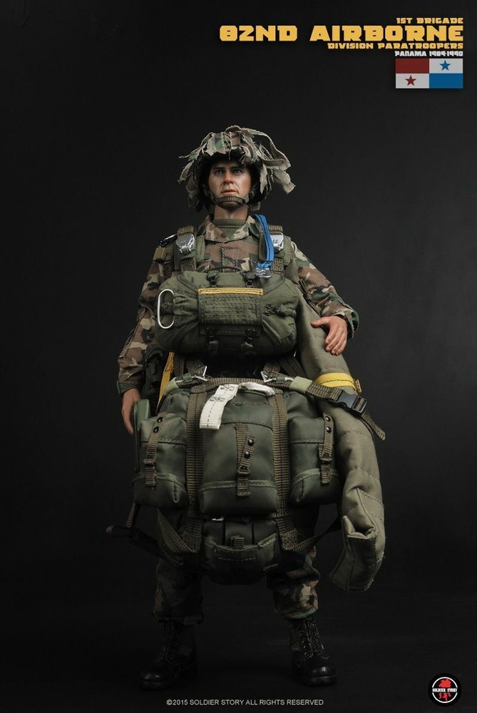 US Army Paratrooper Action Figure - 1/6 Scale, Ready for Display