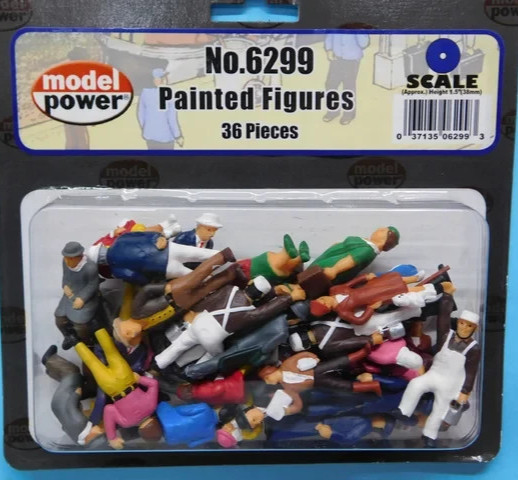 Model Power 6299 O Painted Figures, People (36 pcs) Model Power 6299 O Painted Figures, People (36 pcs)