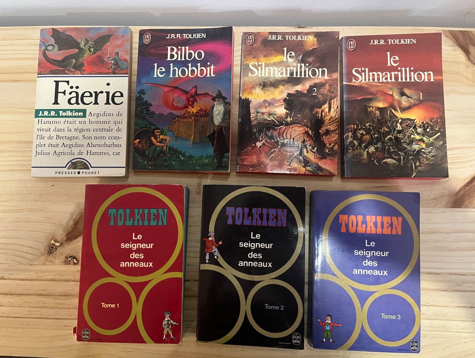 RARE 70s Lord of the Rings (FR Seigneur des Anneaux) Hobbit Silmarillion Fäerie RARE 70s Lord of the Rings (FR Seigneur des Anneaux) Hobbit Silmarillion Fäerie