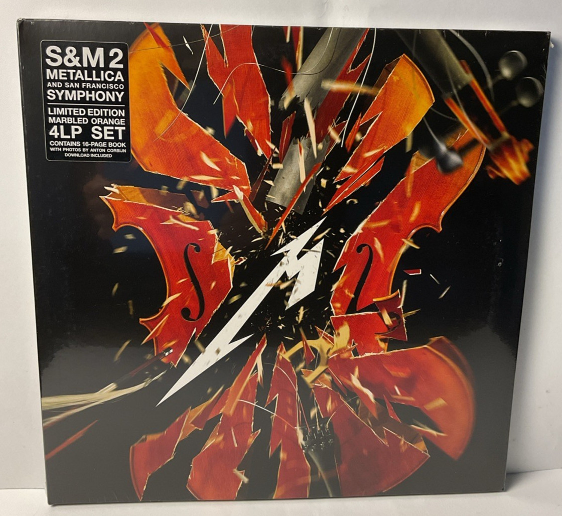 S&M 2 by Metallica & San Francisco Symphony - Limited Edition 4 LP Marble Orange S&M 2 by Metallica & San Francisco Symphony - Limited Edition 4 LP Marble Orange