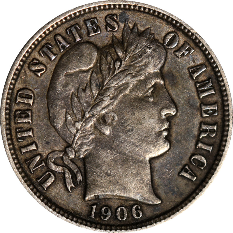 1906-S Barber Dime