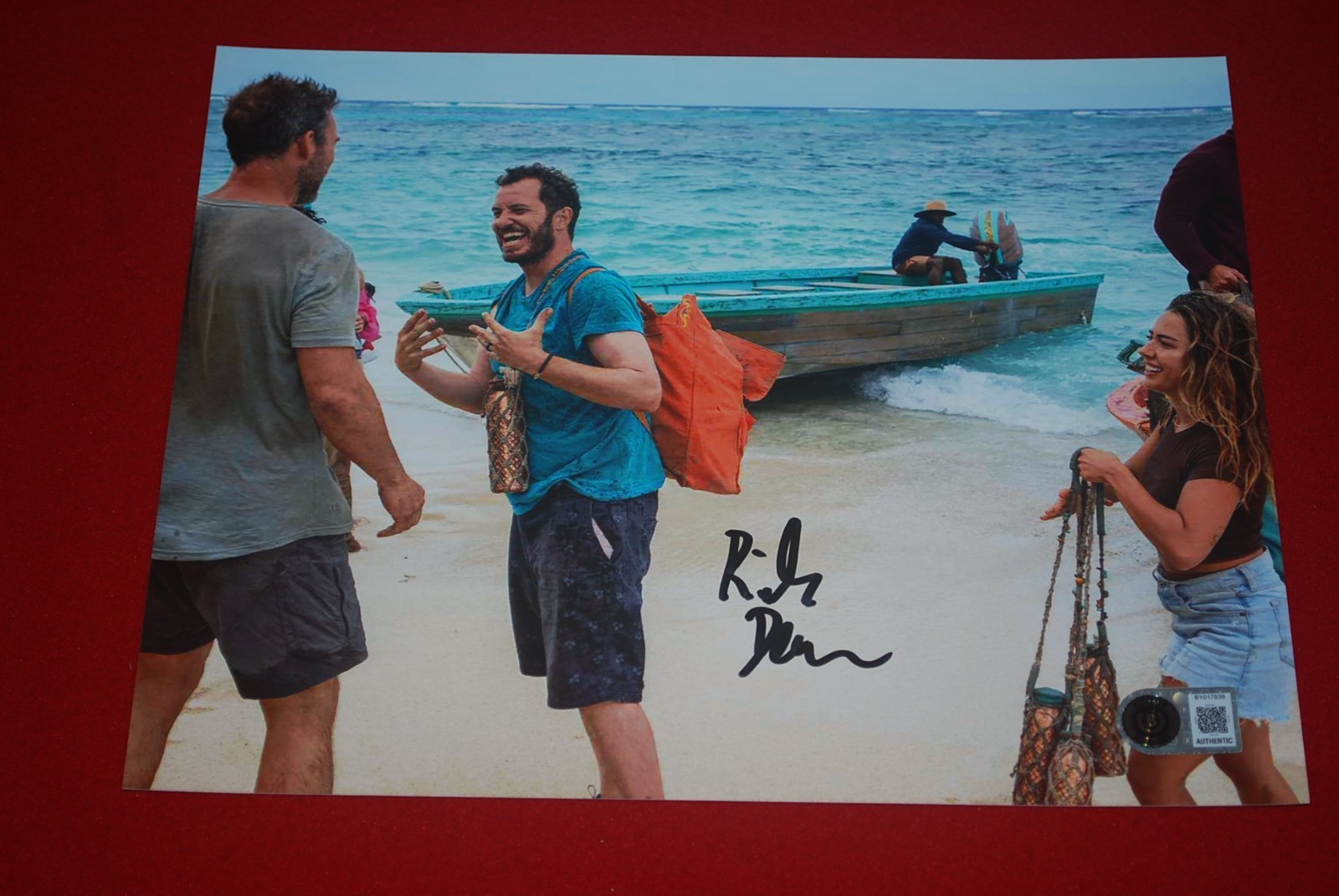 Survivor 50 Legend RICK DEVENS Signed 8x10 BECKETT COA BY017939