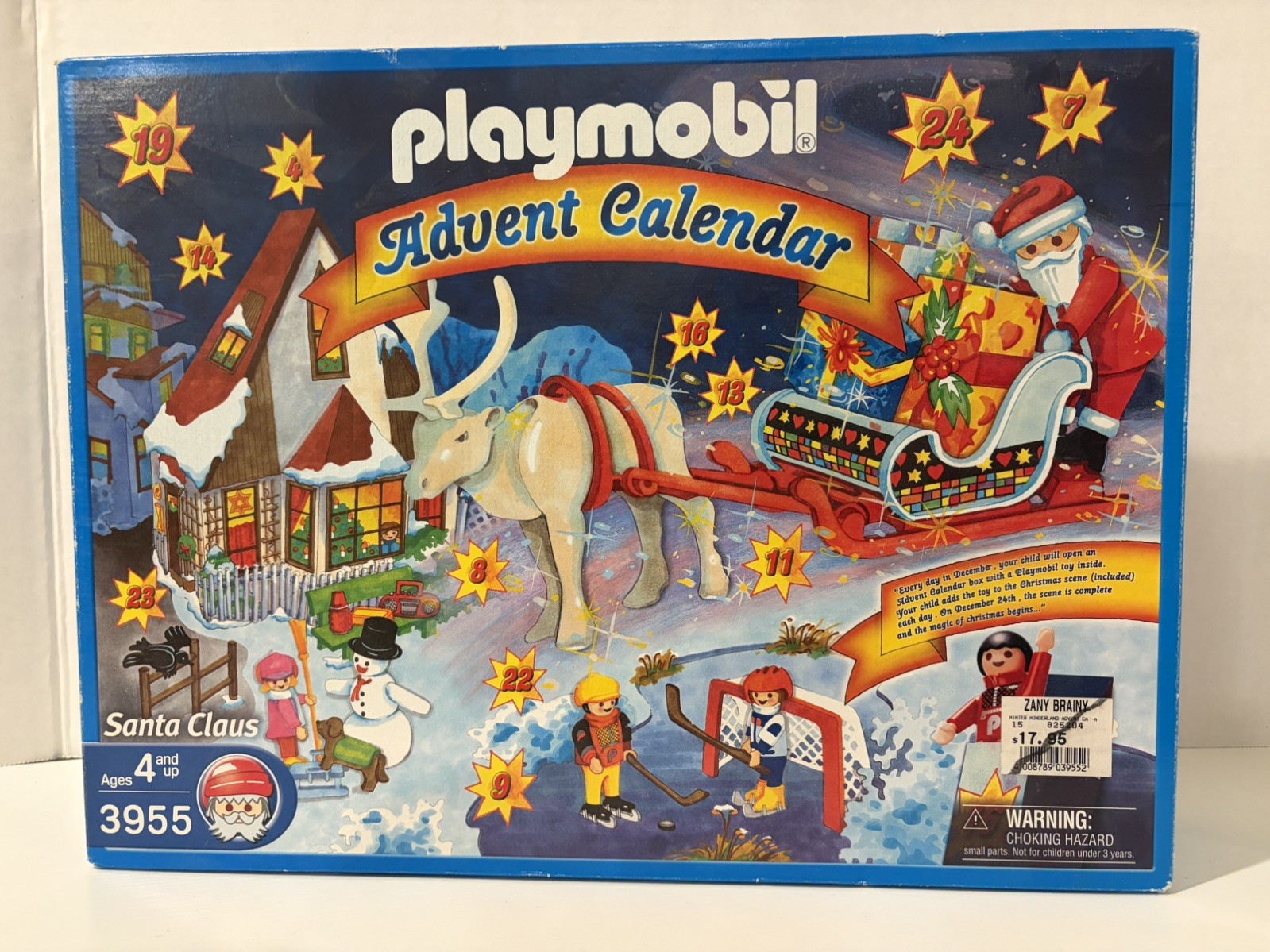 Playmobil Christmas Advent Calendar Play Set 3955 - NEW Sealed Playmobil Christmas Advent Calendar Play Set 3955 - NEW Sealed