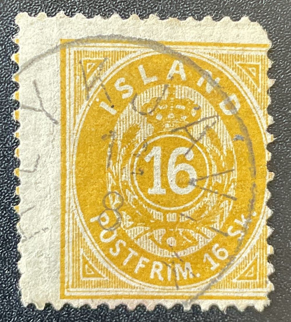 ICELAND 1873 5A used Finest 650€(N4286 ICELAND 1873 5A used Finest 650€(N4286