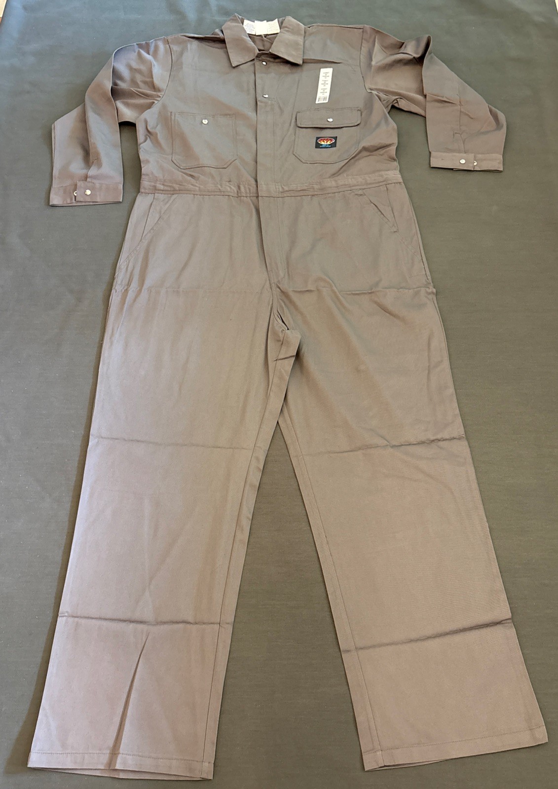 NEW Rasco FR Flame Resistant Coveralls Mens Size 50x34 Gray Work Wear