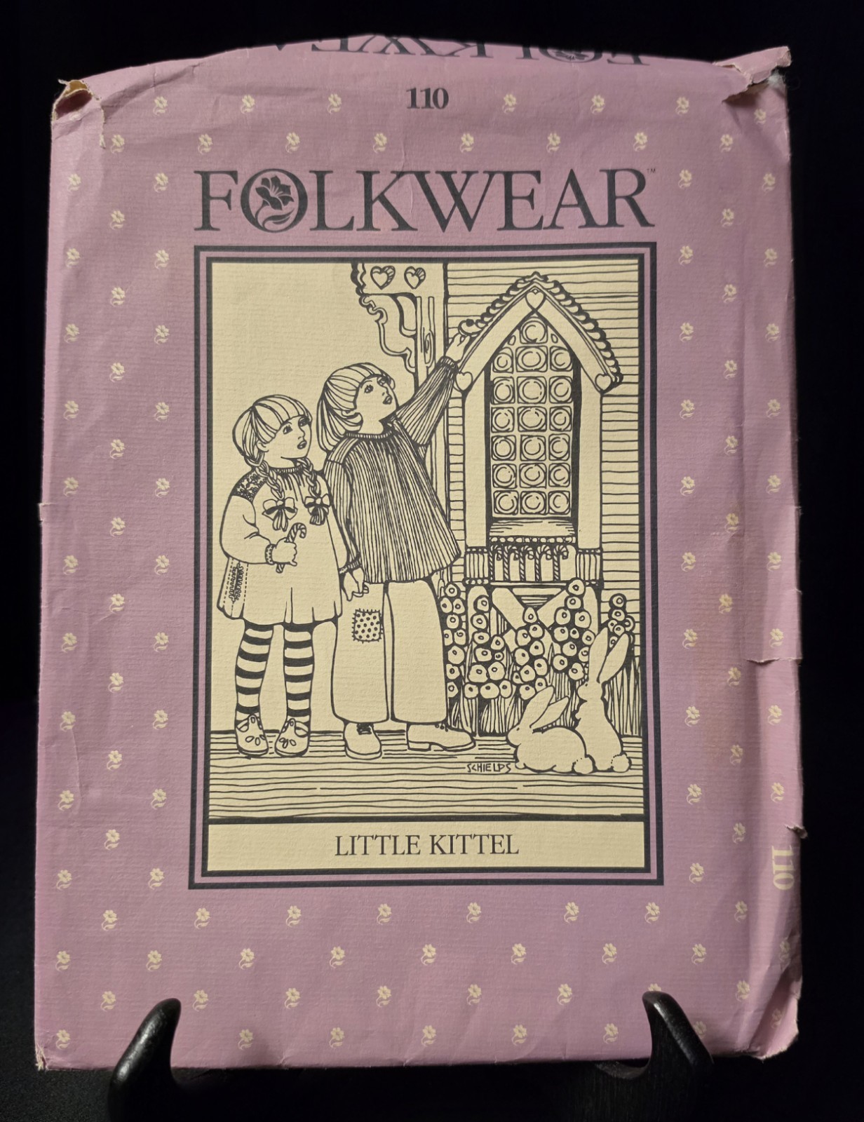 Vtg Folkwear 110 Little Kittel Child Pattern Uncut Complete German Smock 1977