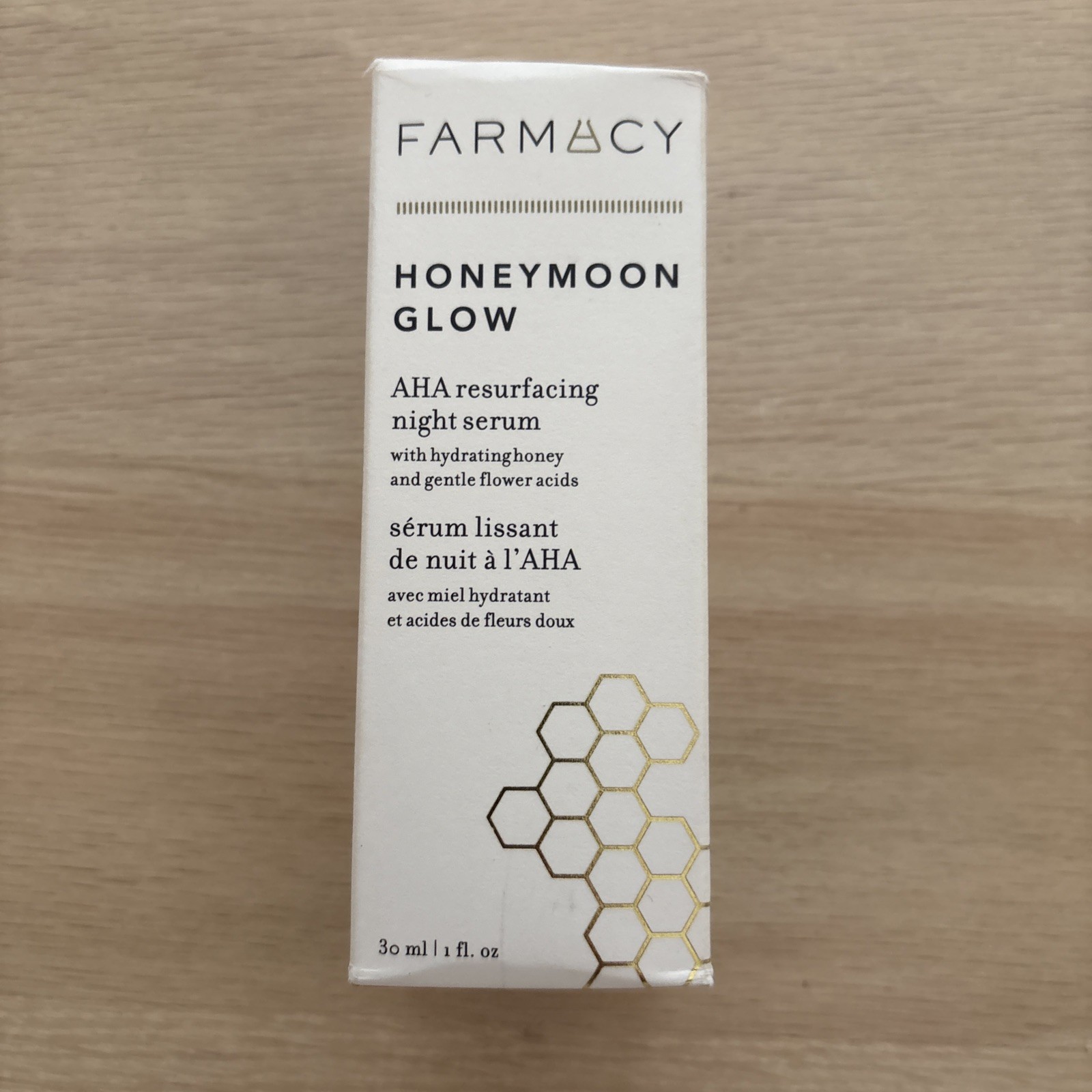 Farmacy Honeymoon Glow AHA Resurfacing Night Serum 1 fl oz (30 Ml)