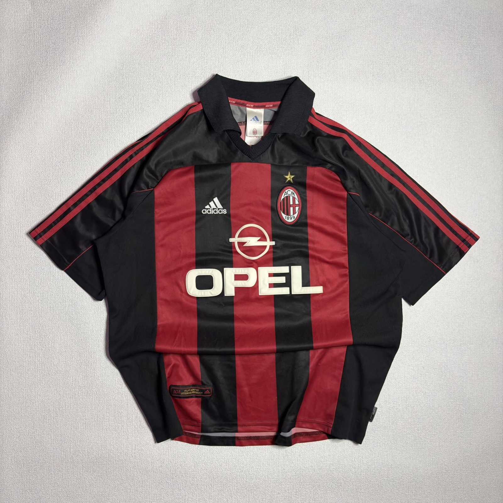 Vintage Adidas AC Milan 2000/02 Home Football Shirt Vintage Adidas AC Milan 2000/02 Home Football Shirt