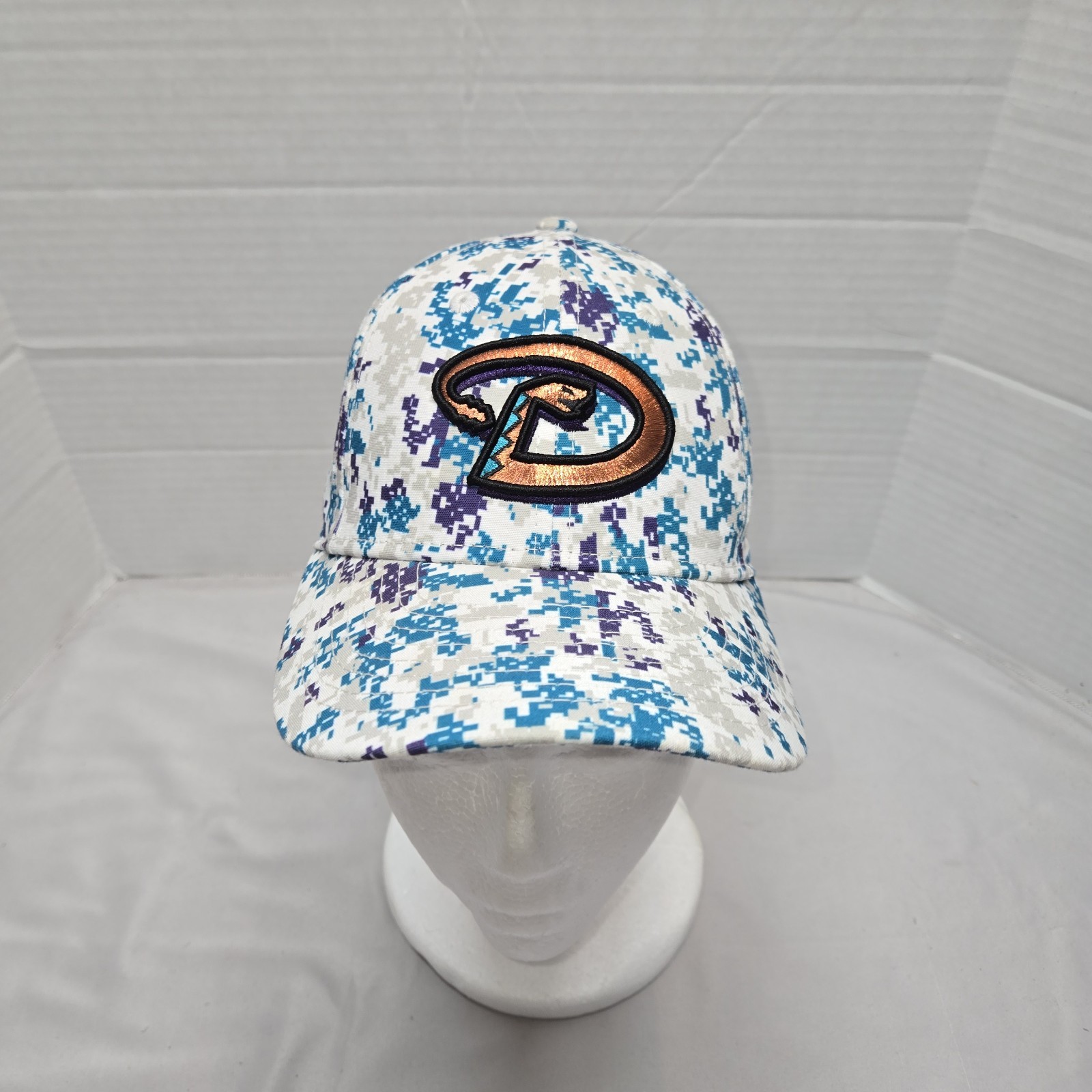 Vtg Arizona Diamondbacks Baseball Hat Adj Snap All Over Print Youth New Era 940 Vtg Arizona Diamondbacks Baseball Hat Adj Snap All Over Print Youth New Era 940