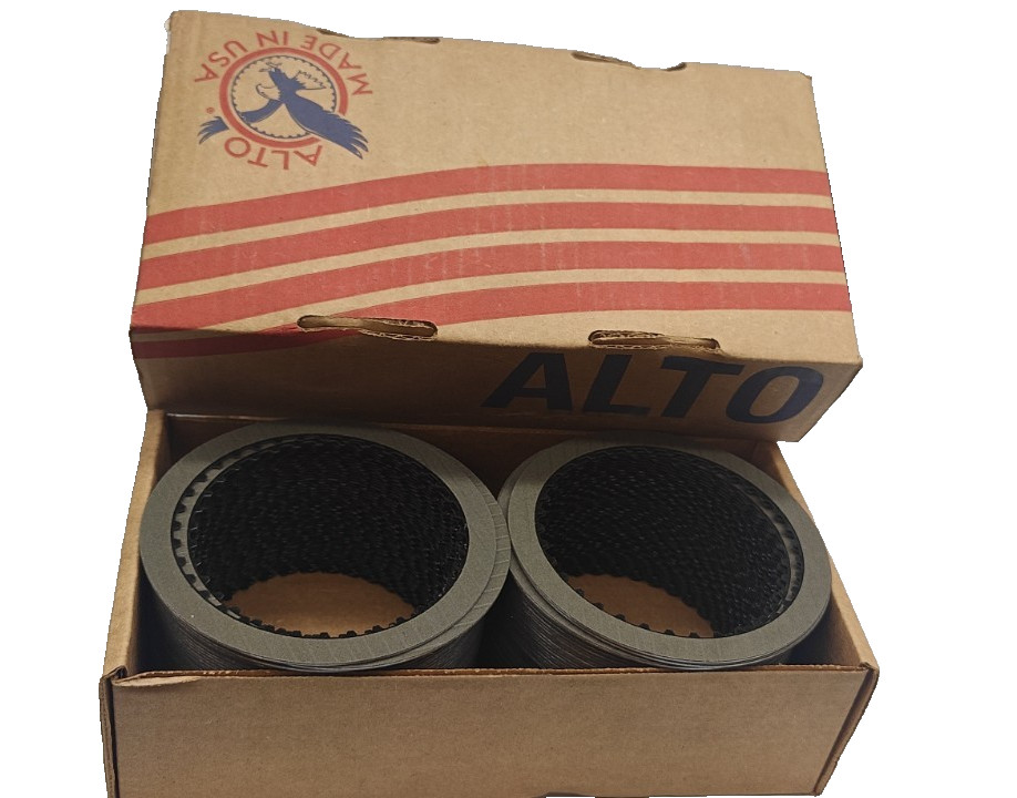 .6L80E 6L90E 4-5-6 HIGH ENERGY Friction Clutches 36 Teeth 104100 QTY 100 ALTO .6L80E 6L90E 4-5-6 HIGH ENERGY Friction Clutches 36 Teeth 104100 QTY 100 ALTO