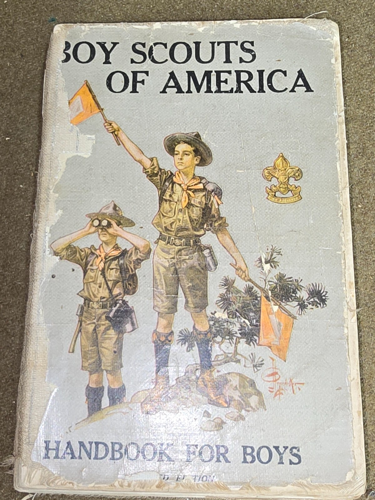 Boy Scouts of America Official Handbook for Boys Dated 1914 #1 Boy Scouts of America Official Handbook for Boys Dated 1914 #1
