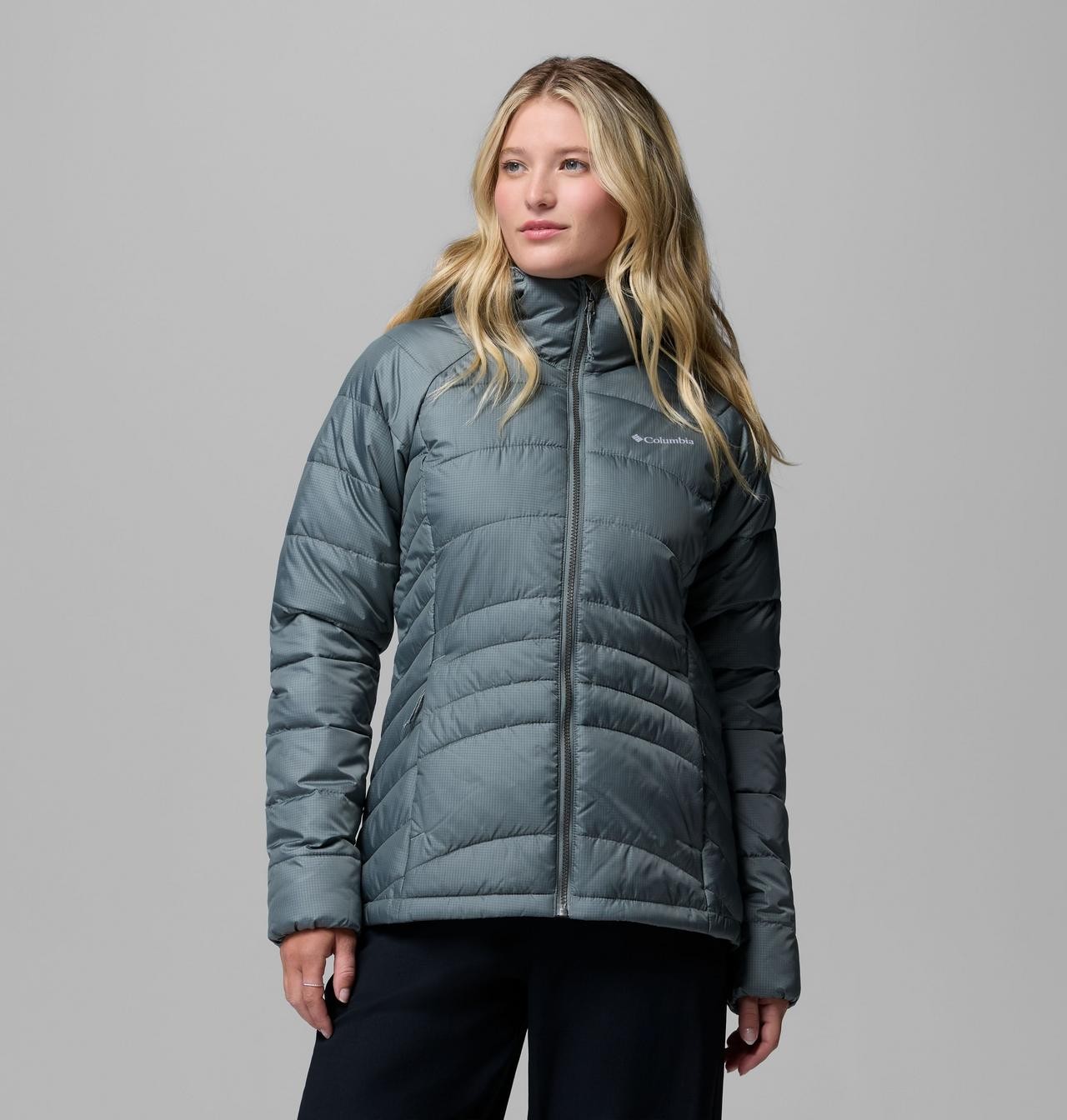 Columbia Women's Karis Gale Hooded Insulated Water Resistant Jacket Freeeships