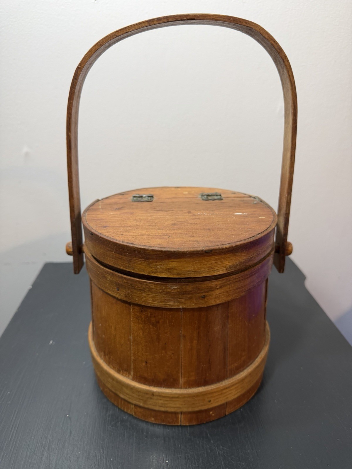 Antique Wooden Firkin 6.5\