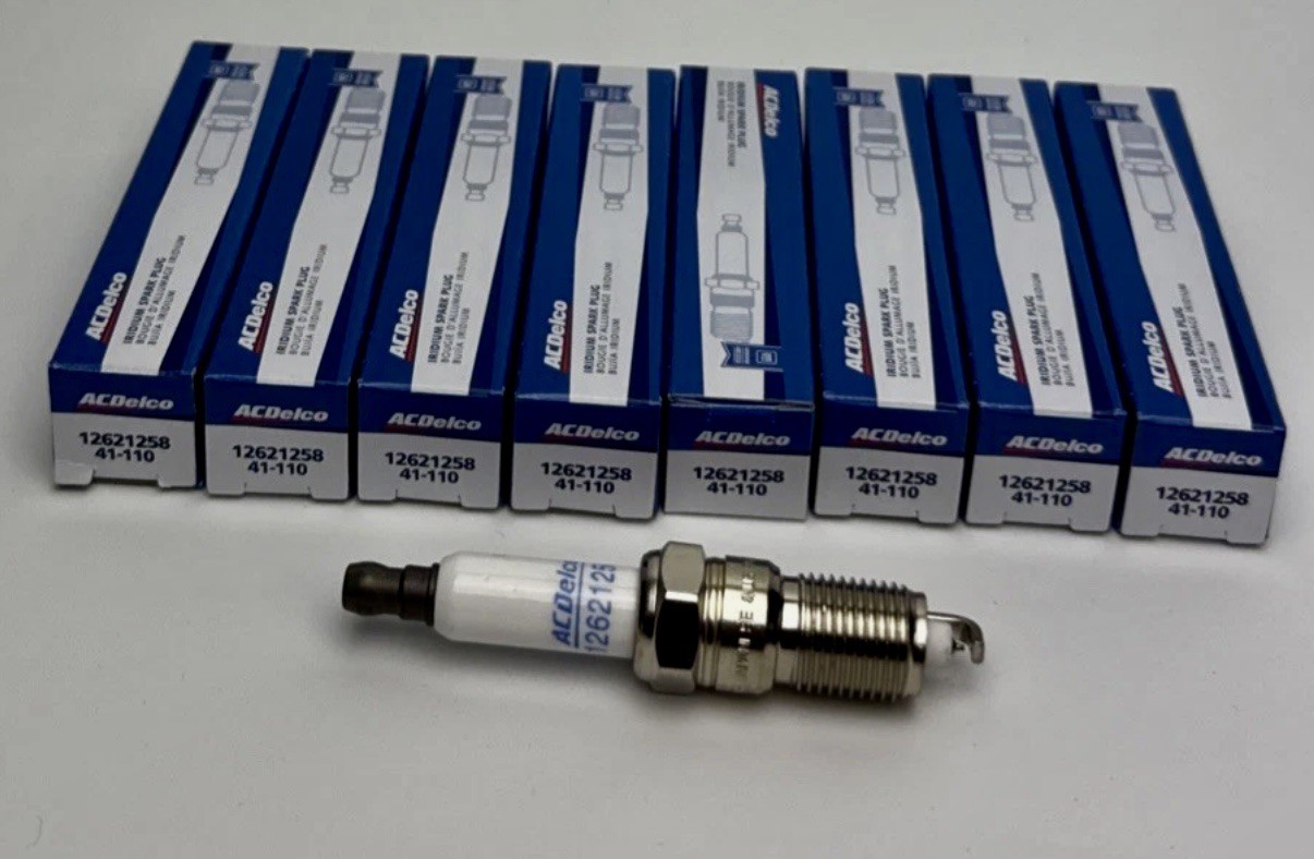 8PCS Genuine OEM 41-110 Iridium Spark Plugs 12621258 For Chevy GMC 4.8L 5.3L 6.0 8PCS Genuine OEM 41-110 Iridium Spark Plugs 12621258 For Chevy GMC 4.8L 5.3L 6.0