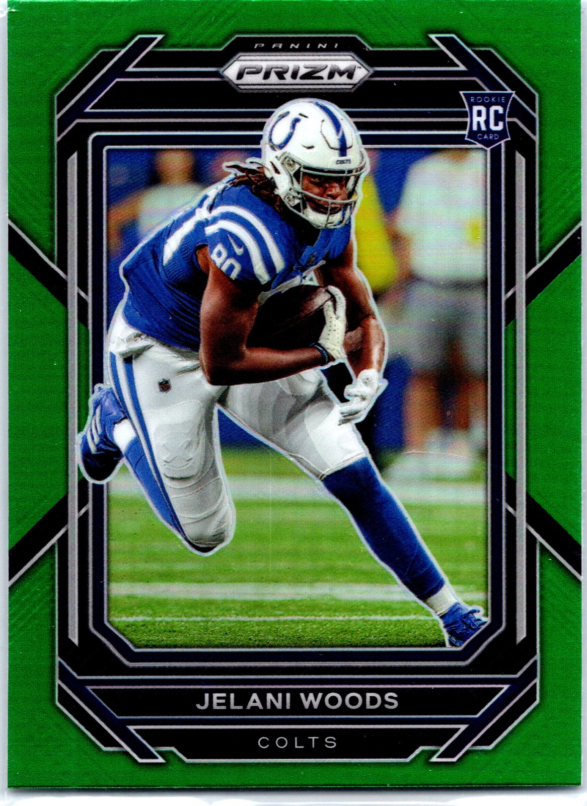 2022 Panini Prizm #359 Jelani Woods Green 2022 Panini Prizm #359 Jelani Woods Green