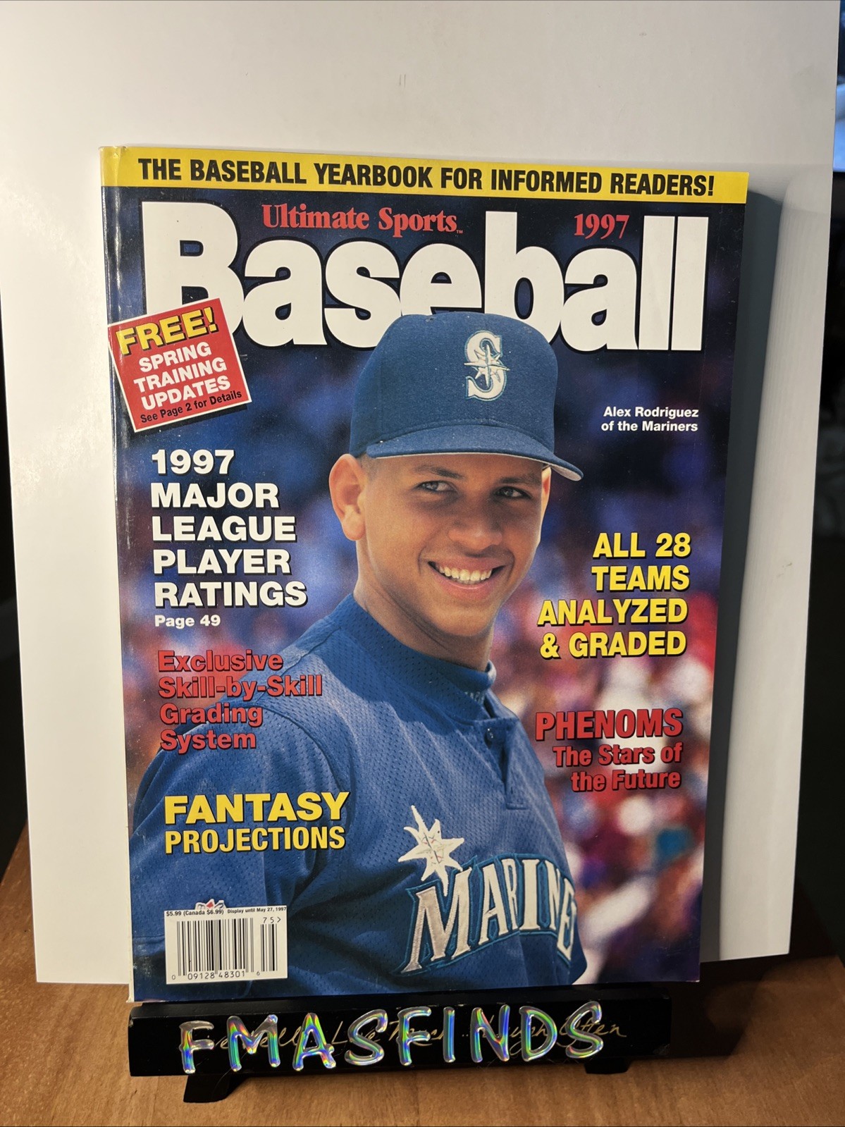 W9 1997 ALEX AROD RODRIGUEZ MARINERS Ultimate Sports Baseball Magazine W9 1997 ALEX AROD RODRIGUEZ MARINERS Ultimate Sports Baseball Magazine