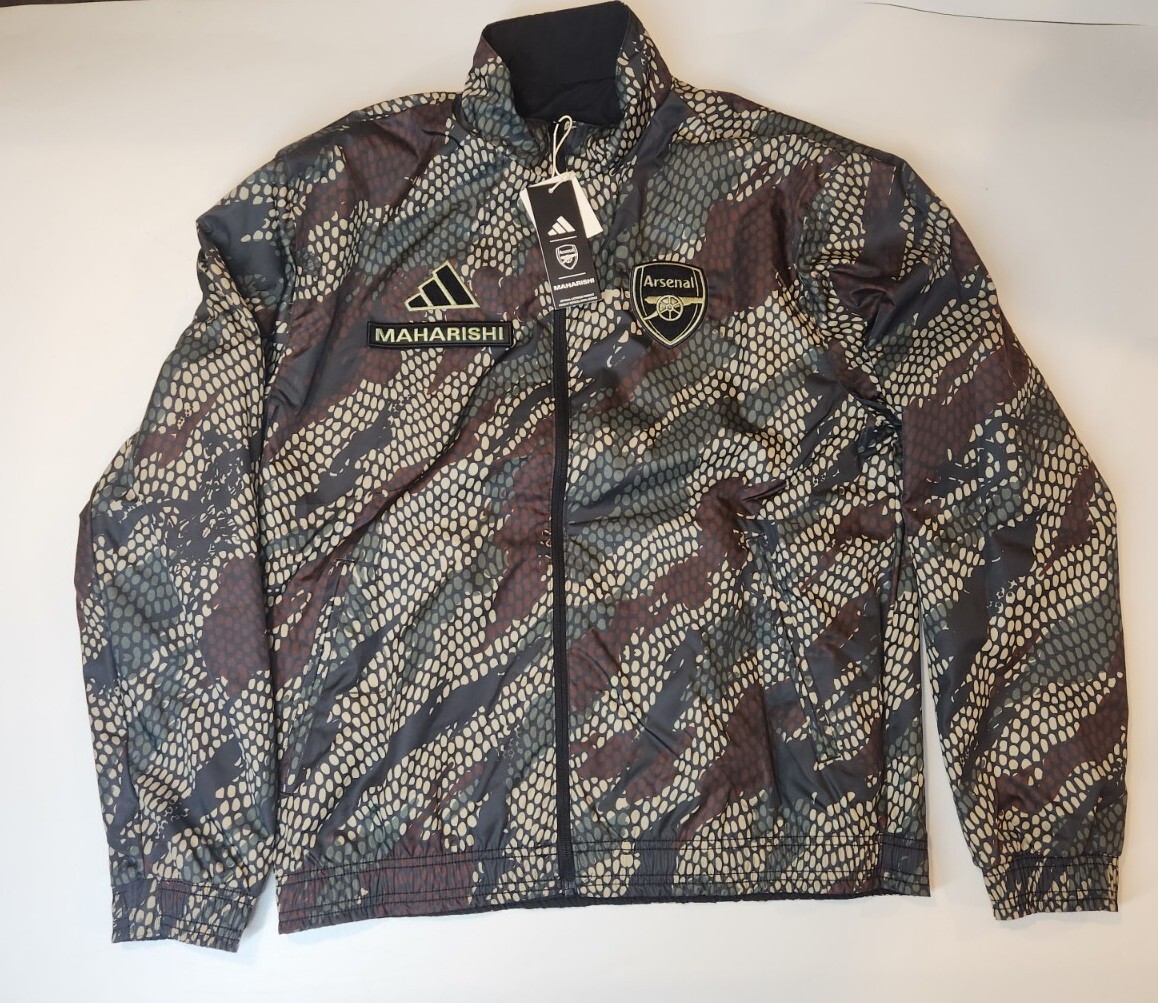 Arsenal x Maharishi Anthem Reversible Jacket IN4749 NWT Medium Arsenal x Maharishi Anthem Reversible Jacket IN4749 NWT Medium