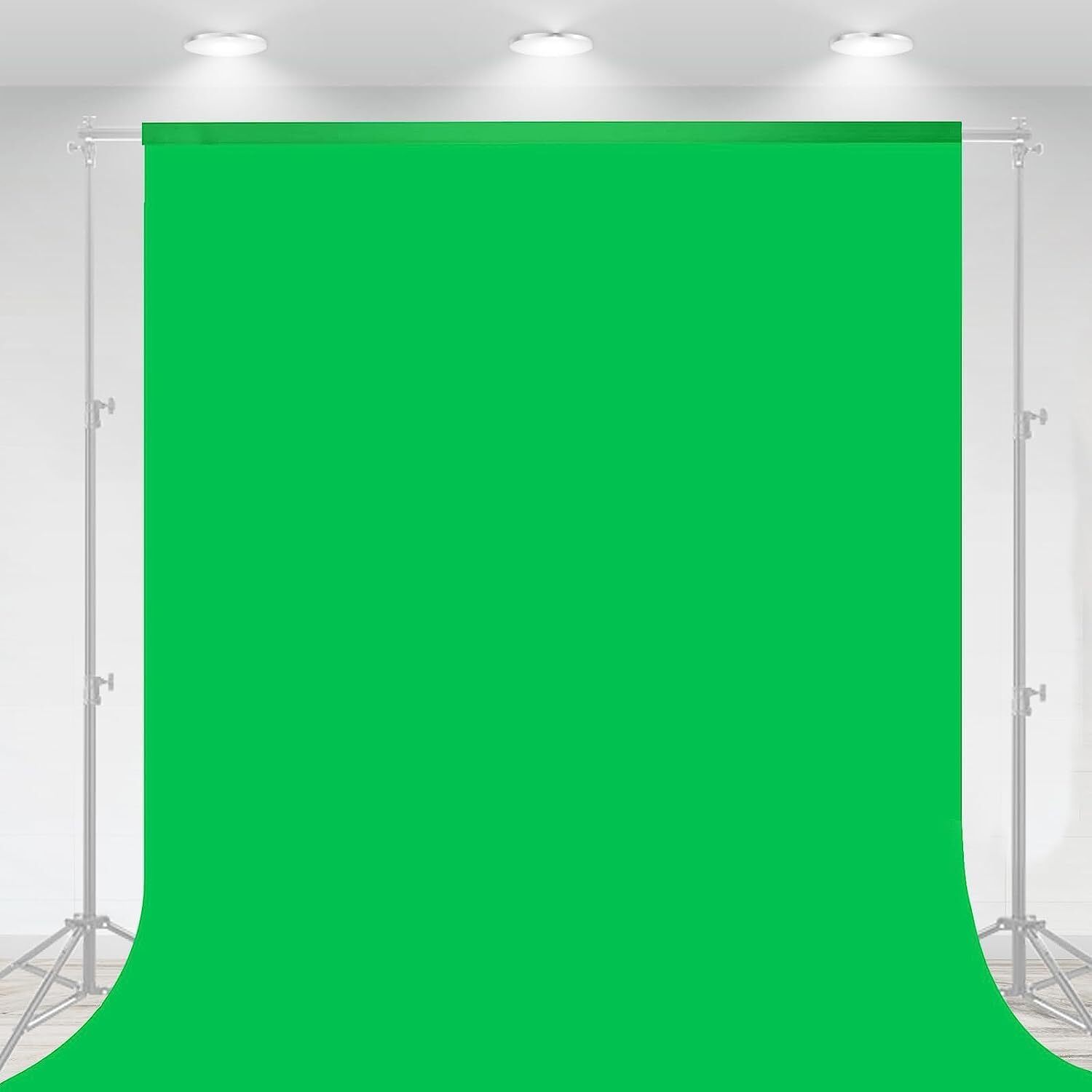 Selens 10 x 6.5ft Green Chromakey Backdrop Screen Photography Muslin Background