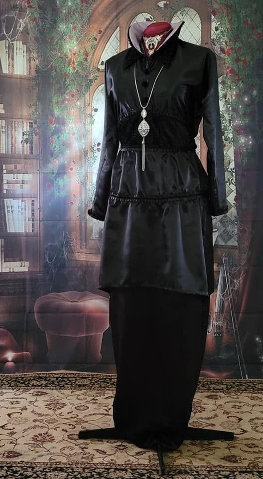 1910 to 1920 Historical Dress Coat Cloche Maleficent