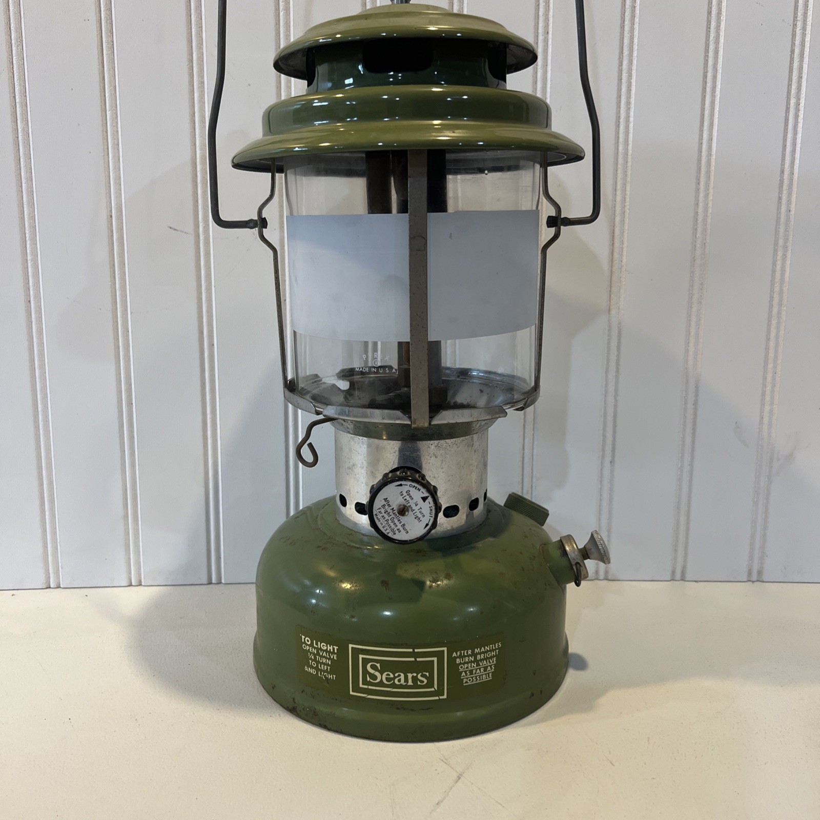 Vintage Sears Coleman 72242 Two Mantle Green Lantern 1973 Excellent Condition Vintage Sears Coleman 72242 Two Mantle Green Lantern 1973 Excellent Condition