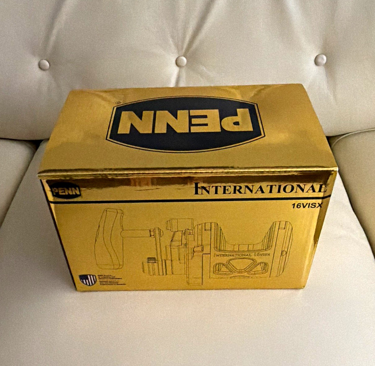 NEW Penn International 16VISX 2 Speed Gold Fishing Reel with Box NEW Penn International 16VISX 2 Speed Gold Fishing Reel with Box