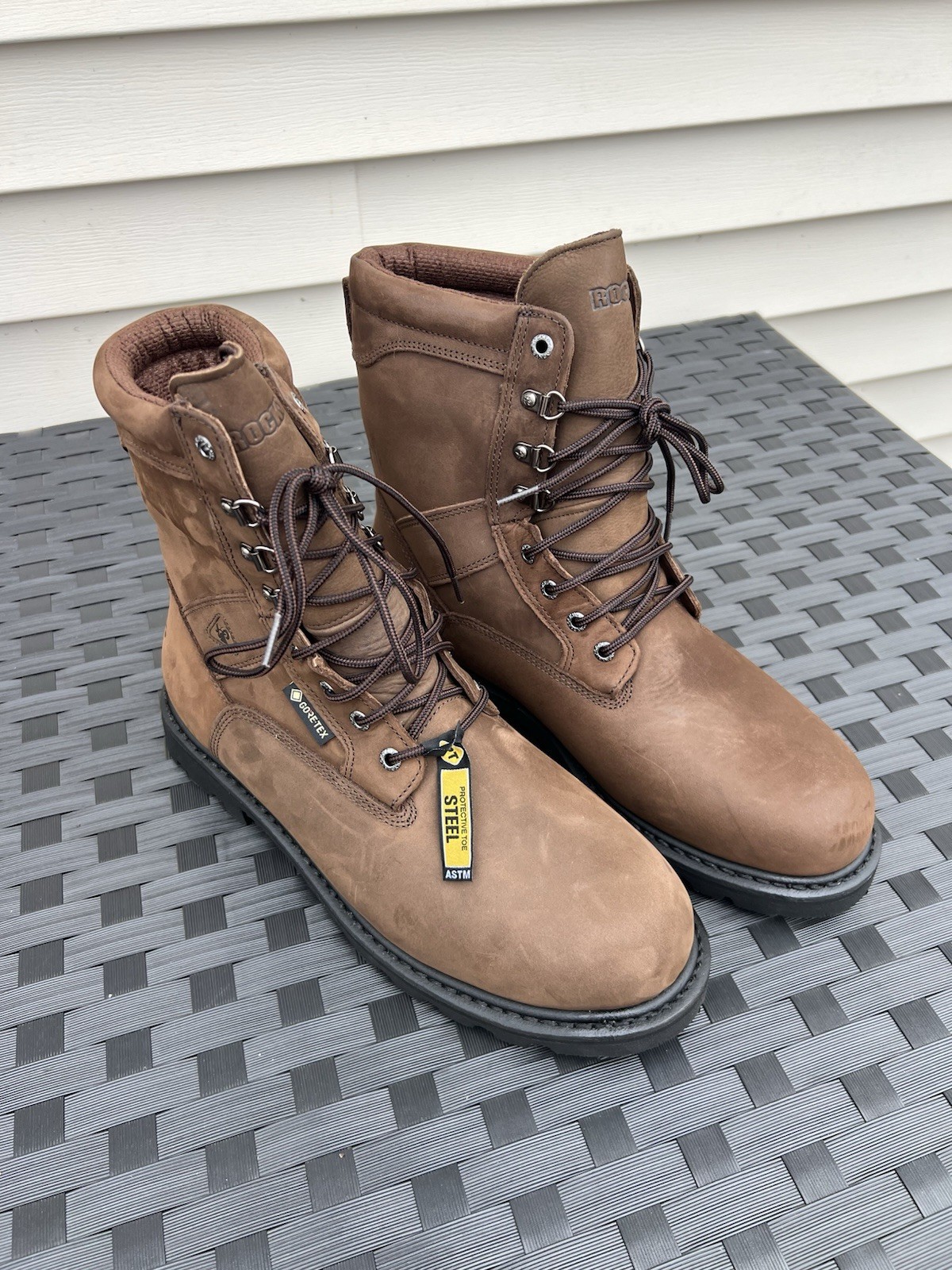 Brand New Rocky Ranger Steel Toe GORE-TEX® Waterproof Boots Size 11.5 600G 6223 Brand New Rocky Ranger Steel Toe GORE-TEX® Waterproof Boots Size 11.5 600G 6223