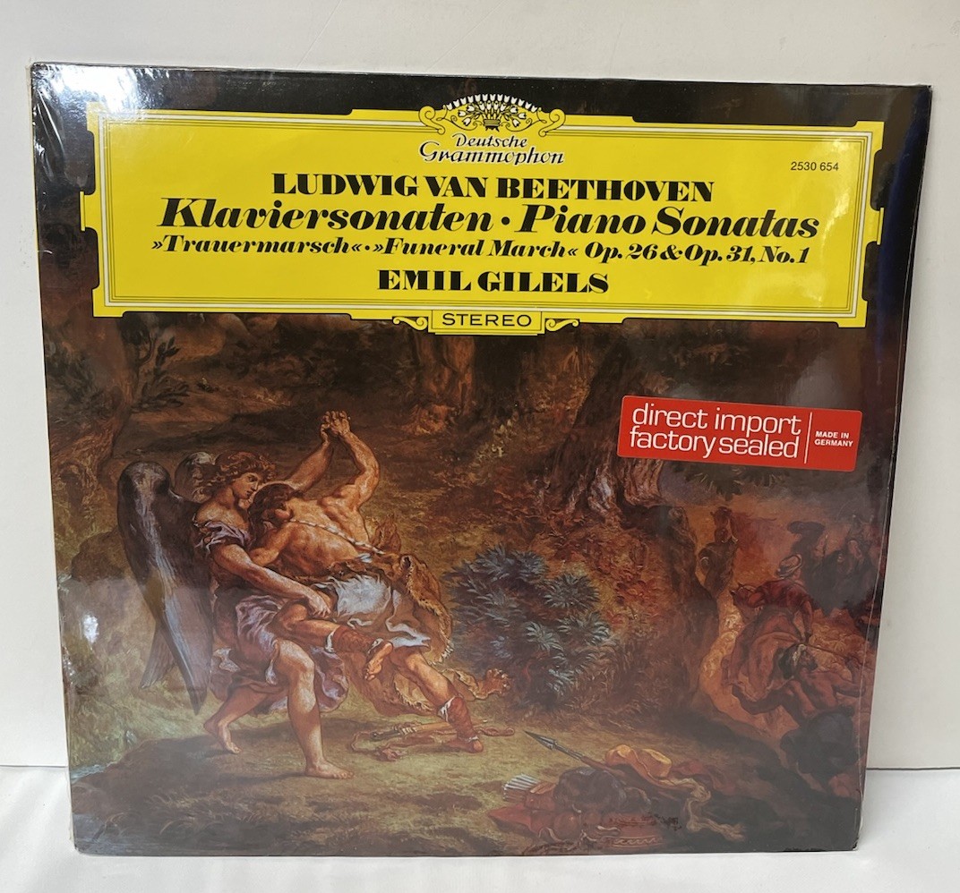 Ludwig Van Beethoven Viny Album DG Klasviersonaten- Piano Sonatas Sealed