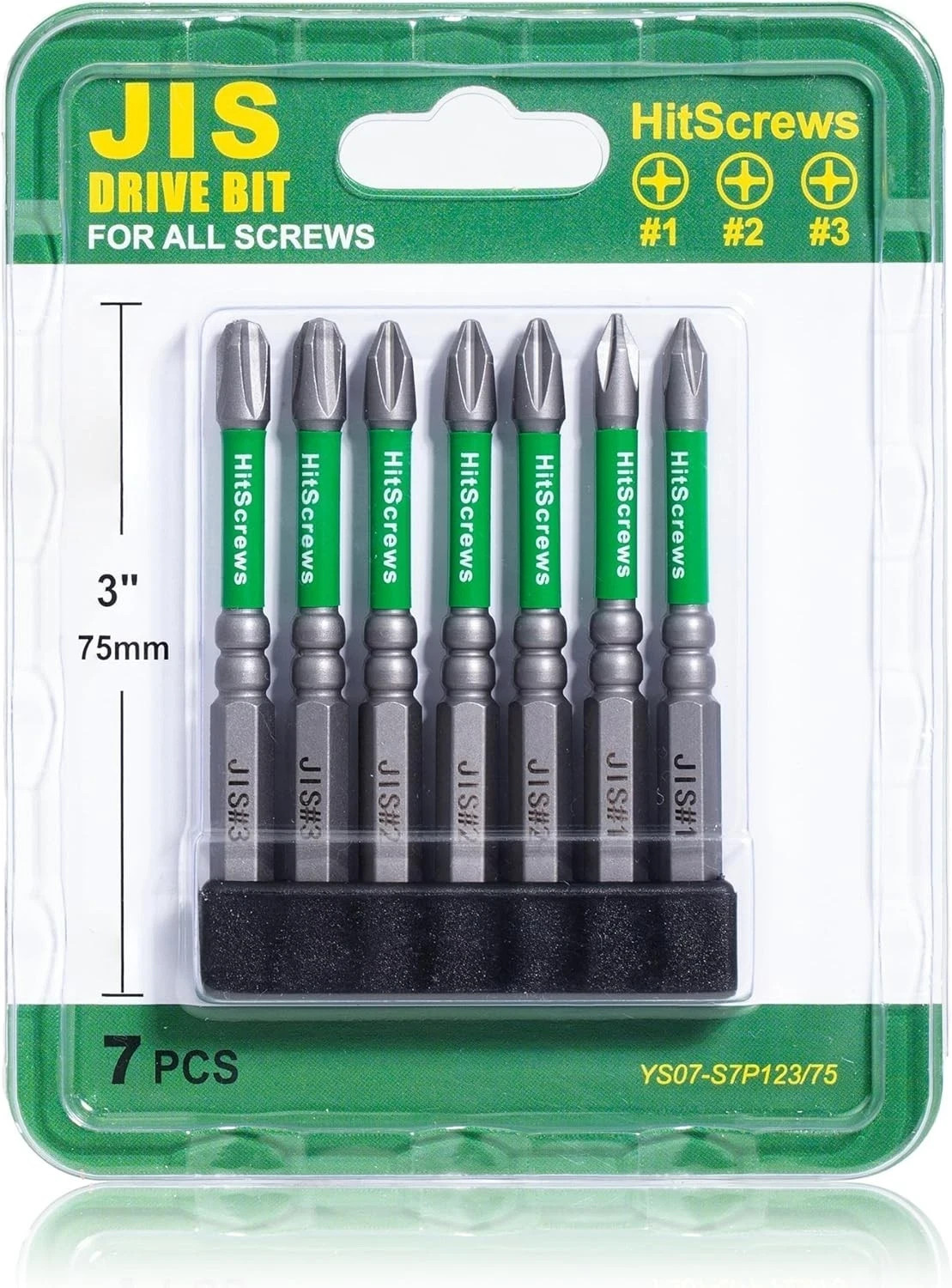7Pcs JIS Screwdriver Bit Set - 3\