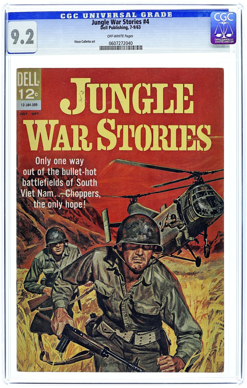 Jungle War Stories #4 CGC 9.2 1963 0607272040