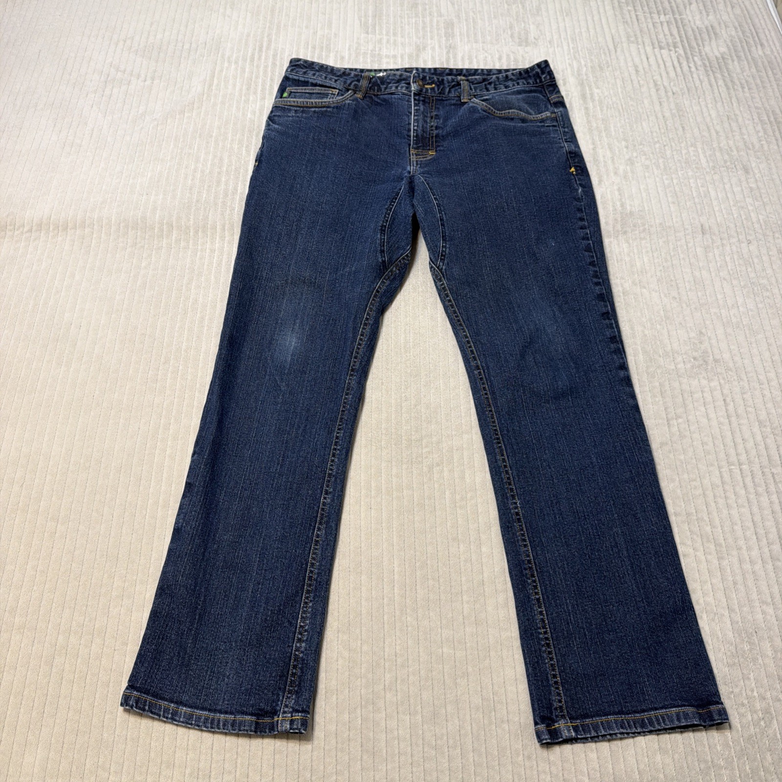 Stio Rivet Jeans Mens 34x30 Med Wash Straight Stretch Denim Outdoor Casual Stio Rivet Jeans Mens 34x30 Med Wash Straight Stretch Denim Outdoor Casual