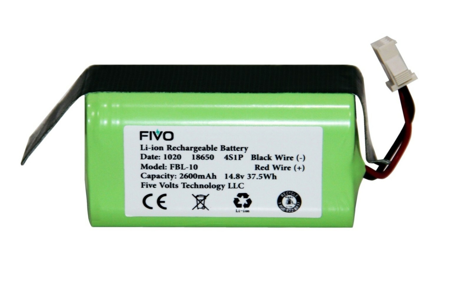 Battery for Ionvac SmartClean 2000 Robovac, Amarey A800, A900, iMartine C800 Battery for Ionvac SmartClean 2000 Robovac, Amarey A800, A900, iMartine C800