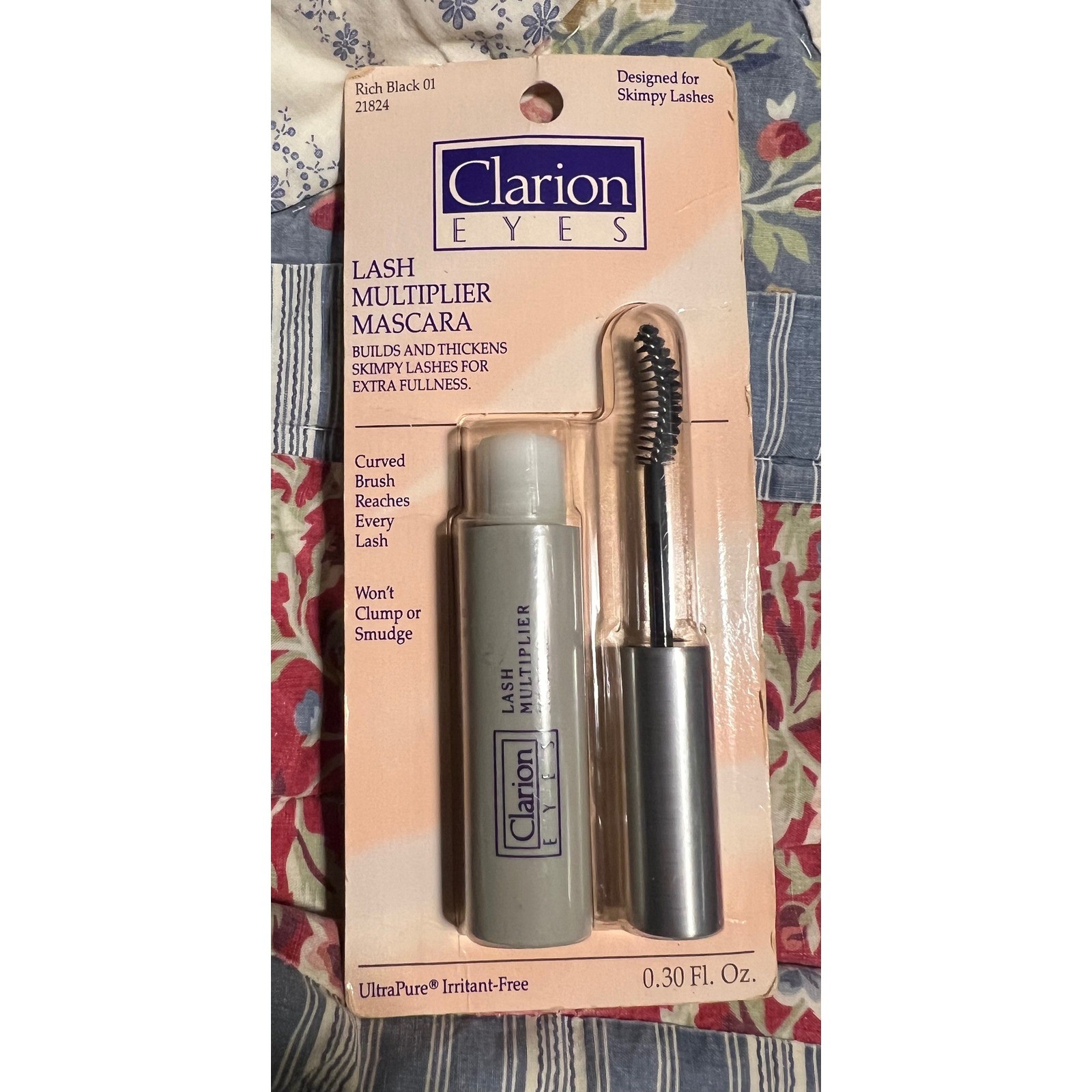 Clarion Eyes Lash Multiplier Mascara Rich Black Irritant Free discontinued
