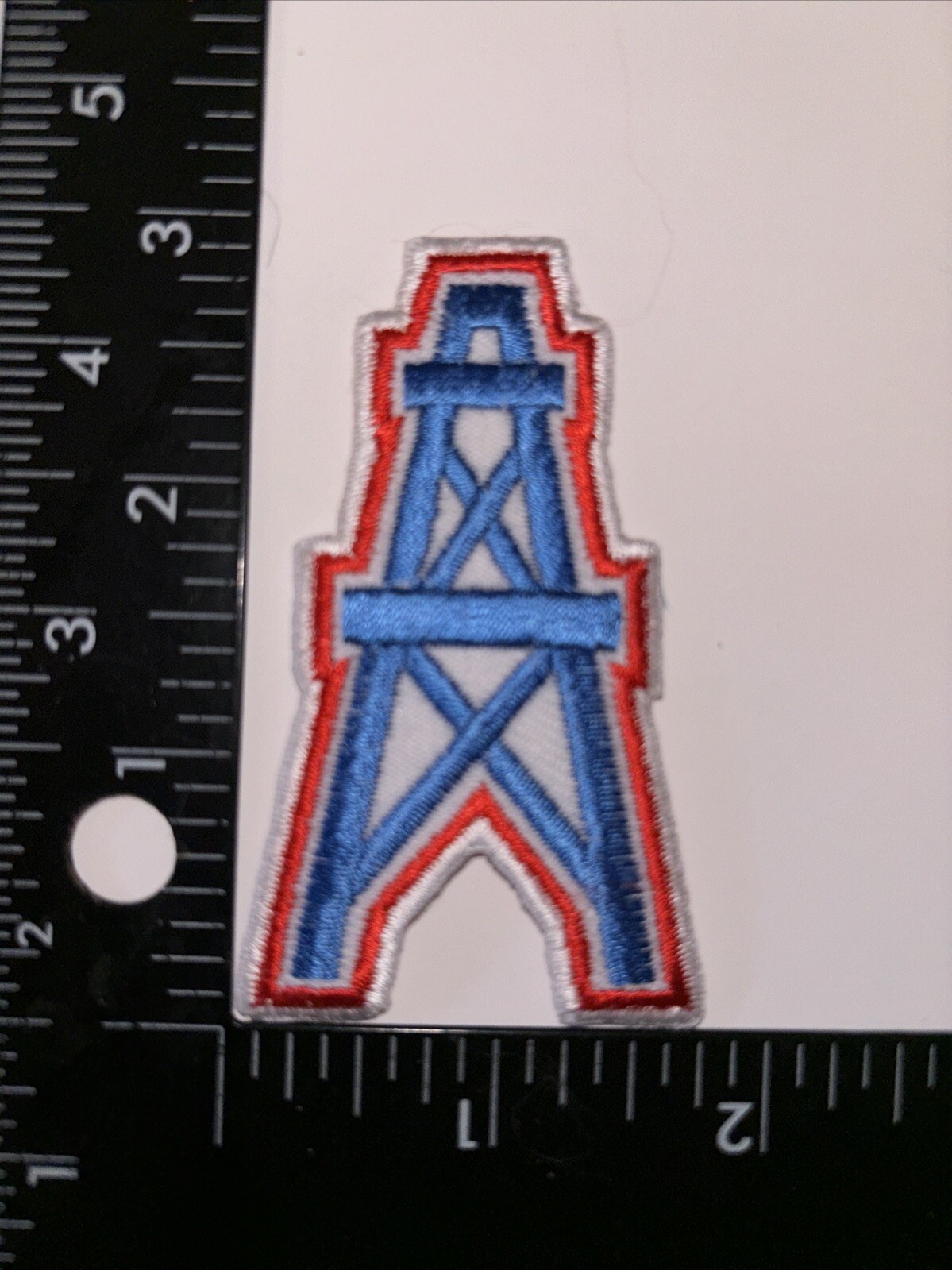 Houston Oilers Texans Iron On Patch Houston Oilers Texans Iron On Patch