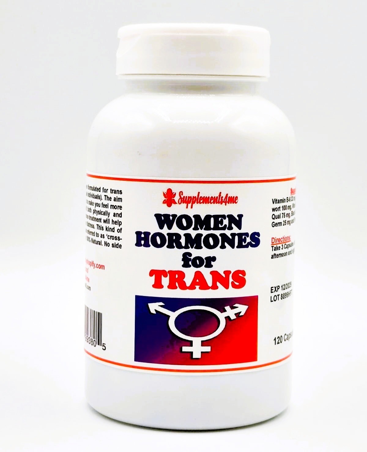 Natural change Male to Female 100% natural herbal formula  120 caps  MADE IN USA