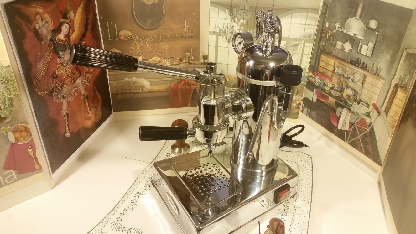 Zacconi Baby Big Riviera Coffee Maker Complete Manual Lever Accessories 110V
