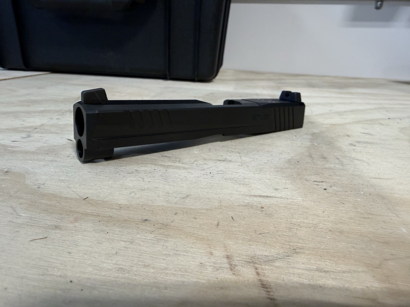 New Ruger RXm 9mm Luger Black Steel Pistol Slide w/ Front & Rear Sights 4.5” New Ruger RXm 9mm Luger Black Steel Pistol Slide w/ Front & Rear Sights 4.5”