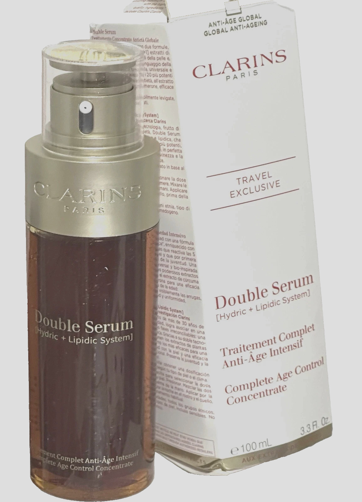 Clarins Age Control Face Serum Concentrate 3.3 Oz NIB