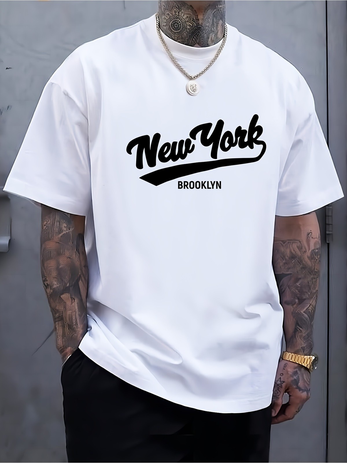 Retro Brooklyn New York T-Shirt - Vintage Varsity Style NYC Graphic Tee
