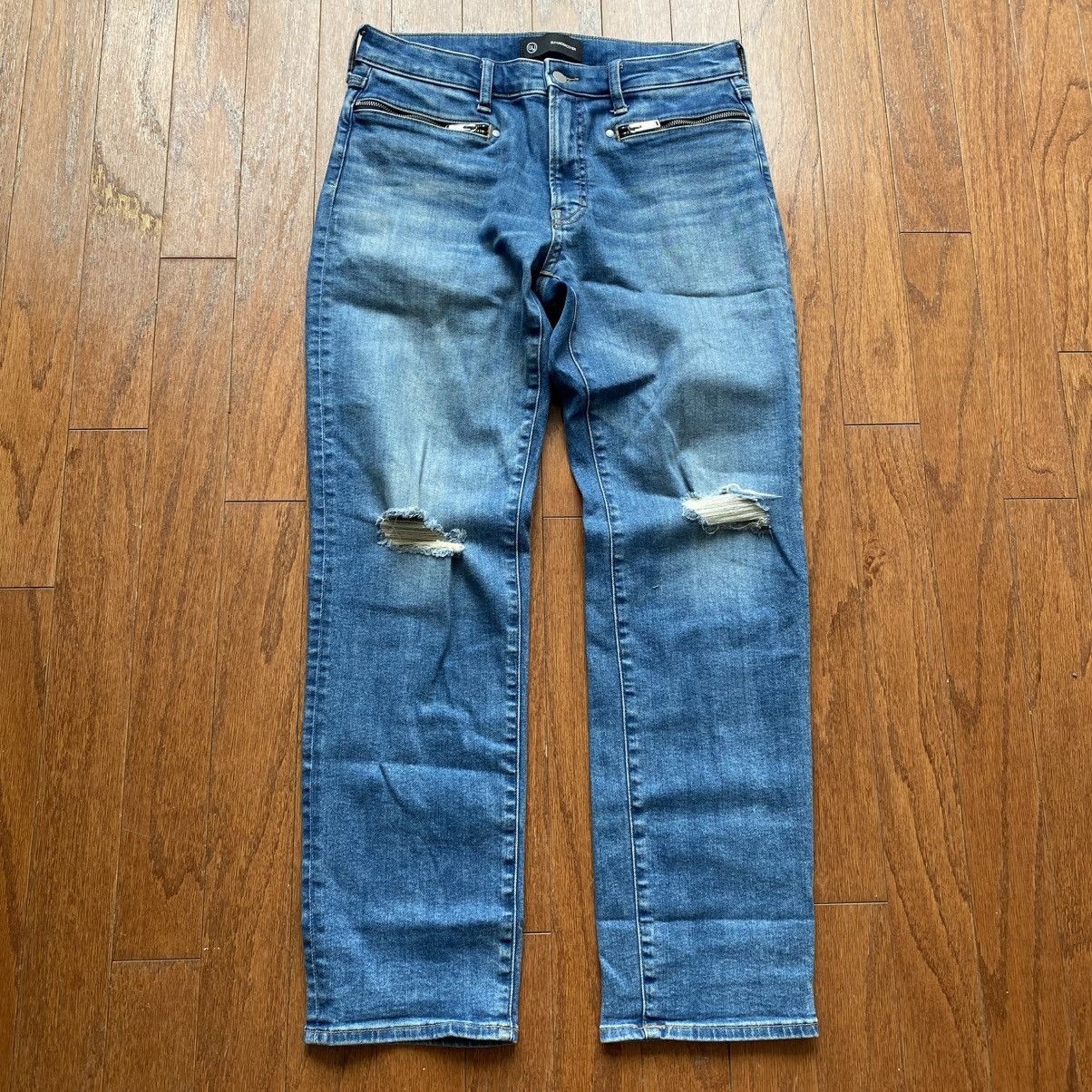 Undercover x GU Distressed Blue Zipper Jeans Mens 32 x 30 Undercover x GU Distressed Blue Zipper Jeans Mens 32 x 30