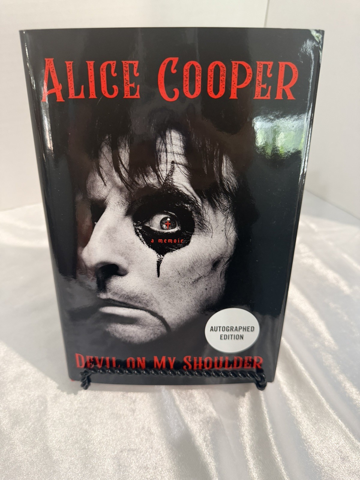 Devil on My Shoulder by Alice Cooper (2026 Hardcover) SIGNED FIRST EDITION