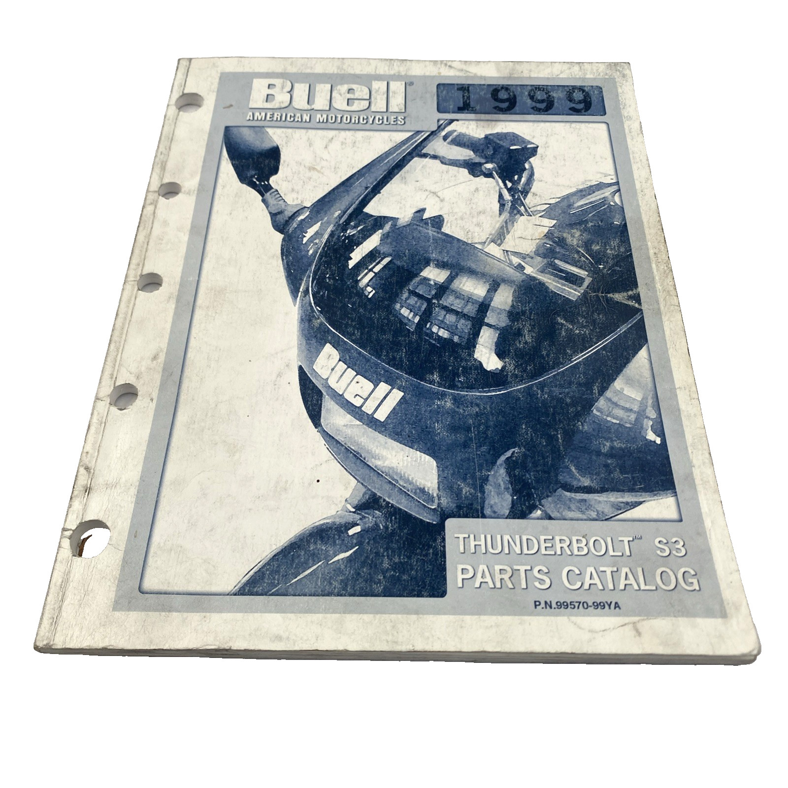 Genuine Buell OEM 99570-99YA Official Parts Catalog Book 1999 Thunderbolt S3 Genuine Buell OEM 99570-99YA Official Parts Catalog Book 1999 Thunderbolt S3