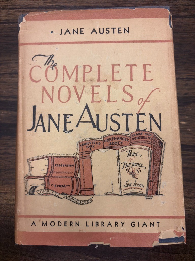 1935 Modern Library Giant G8 Jane Austen The Complete Novels Dust Jacket 1935 Modern Library Giant G8 Jane Austen The Complete Novels Dust Jacket