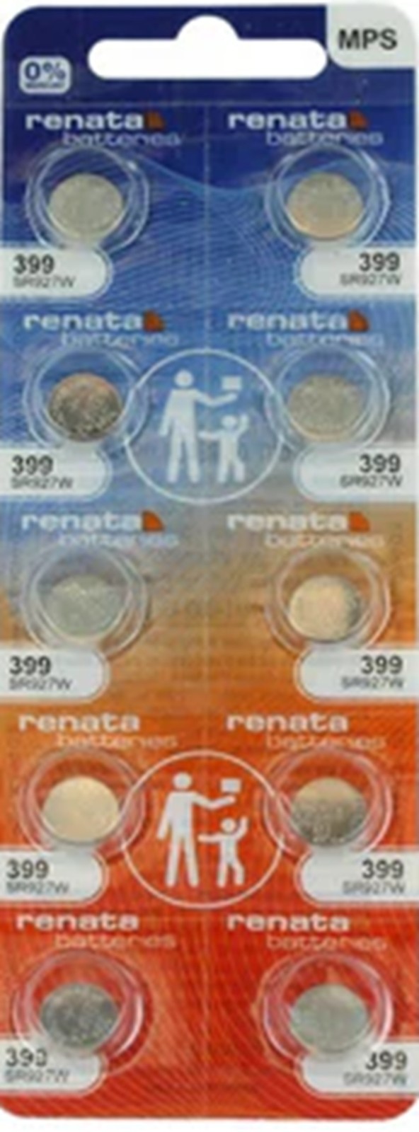50 Renata 399 SR927W 1.55V Silver Oxide Watch Batteries-Swiss Made EXP. 11/27 50 Renata 399 SR927W 1.55V Silver Oxide Watch Batteries-Swiss Made EXP. 11/27