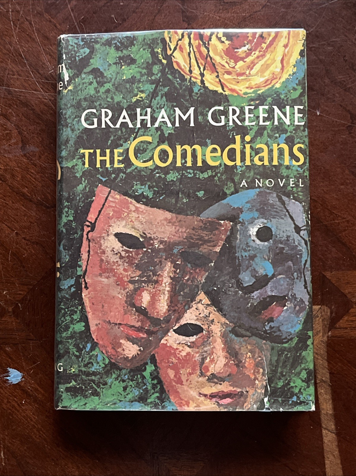 The Comedians by Graham Greene (1966, Hardcover, Book Club Ed, Mylar Jacket) The Comedians by Graham Greene (1966, Hardcover, Book Club Ed, Mylar Jacket)