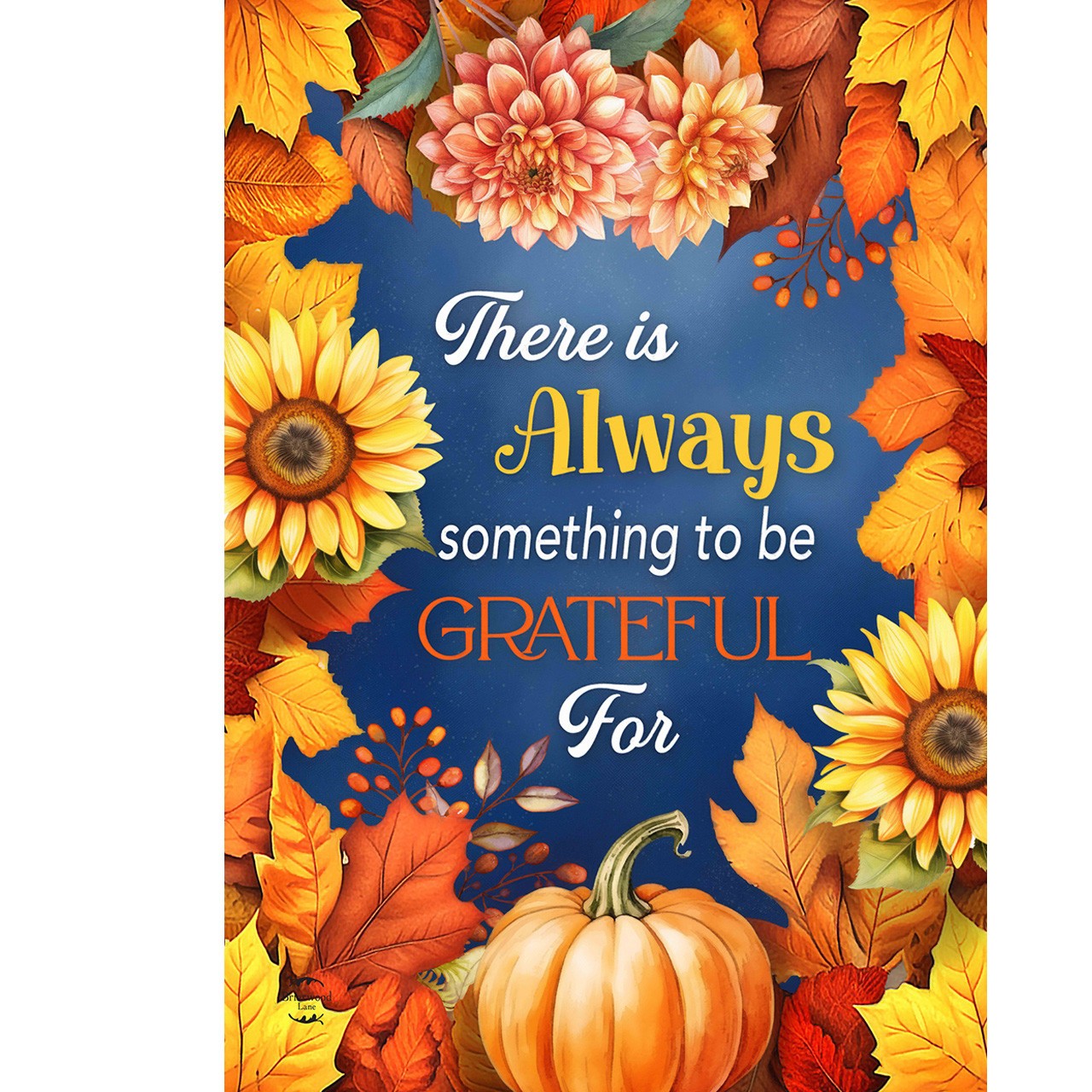 Briarwood Lane Always Be Grateful House Flag 28x40