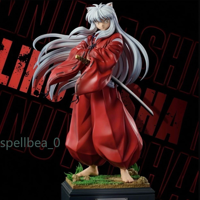Inuyasha Kikyou Sesshoumaru 34cm Figure Statue Display Ornament Gift Collection