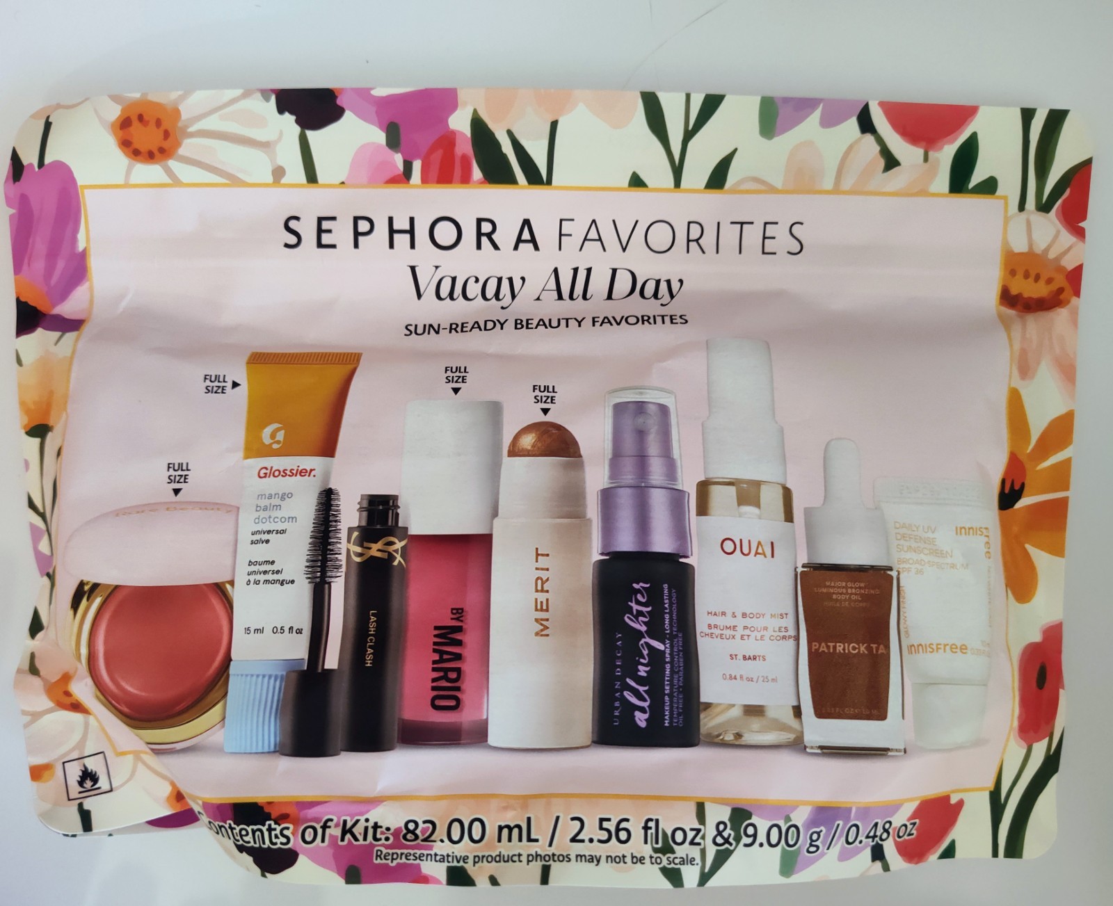 SEPHORA FAVORITES 9pc Set VACAY ALL DAY 4 Full Size 5 Travel *NEW & SEALED*