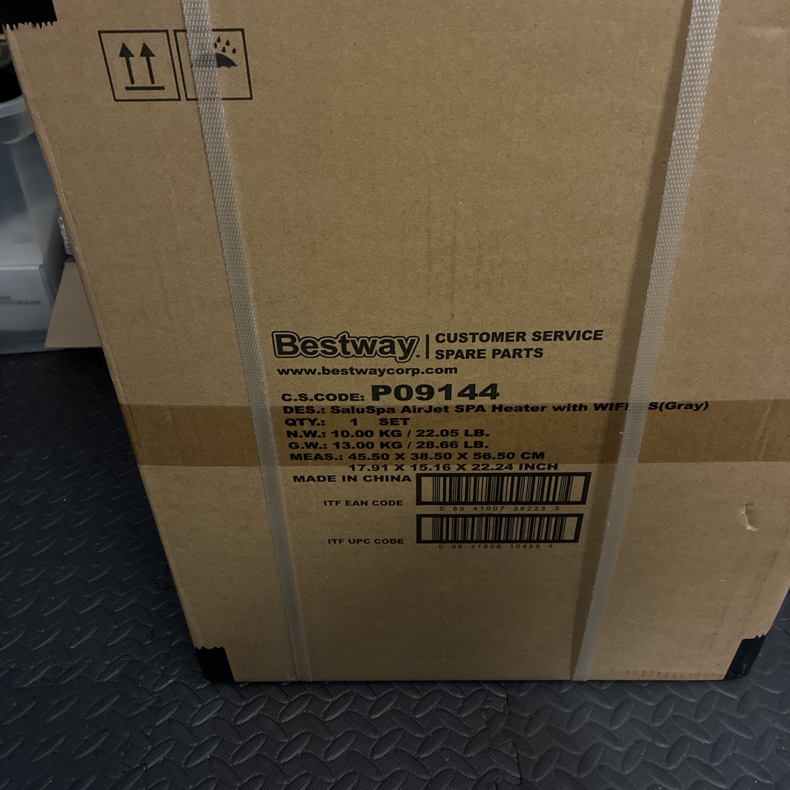 Bestway Saluspa Coleman Hot Tub Spa Heater Water Pump P09144 WiFi Grey Air jet